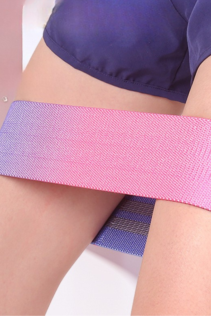 High Elastic Nylon Resistance Band for Home Fitness & Yoga