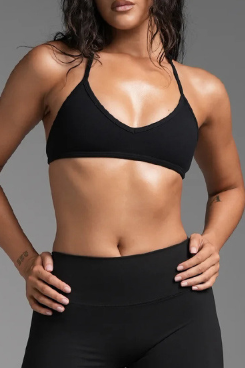 Women's Halterneck Backless Yoga Sports Bra