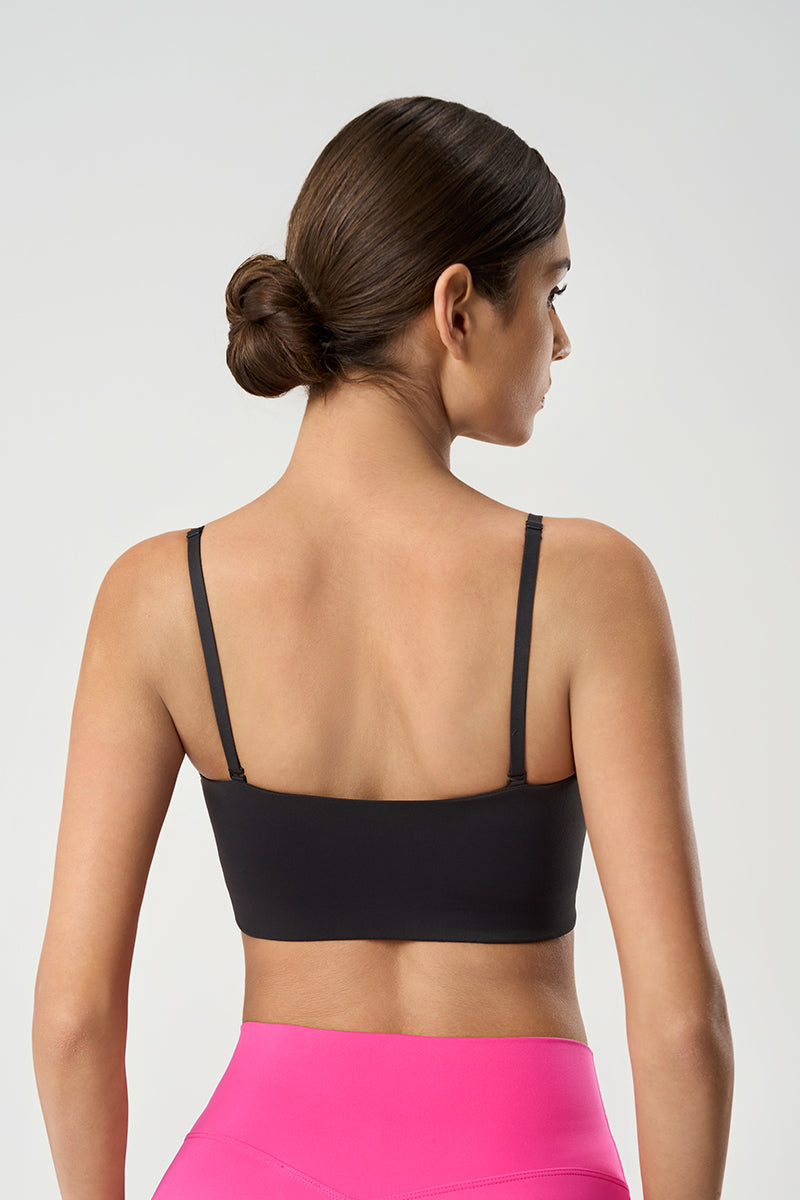 Women Adjustable Straps Naked-Feel Skin-Friendly Yoga & Fitness Sports Bra