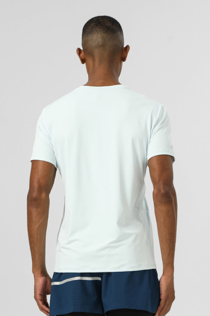 Men High Elasticity Quick-Dry 2025 Spring Summer Outdoor Casual Sports Custom Round Neck T-Shirt