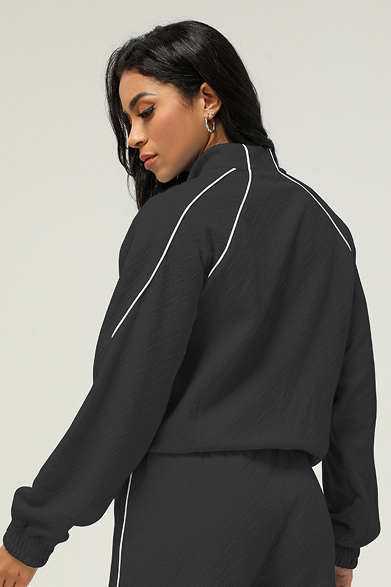 Women Sports Casual Stand Collar Jacket