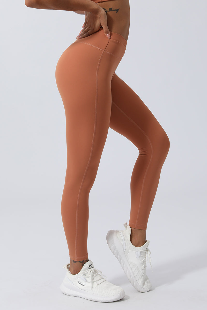Women Twist Waist Yoga Leggings