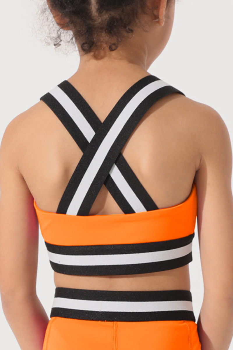 Kids Criss Cross Back sport Tank Top.