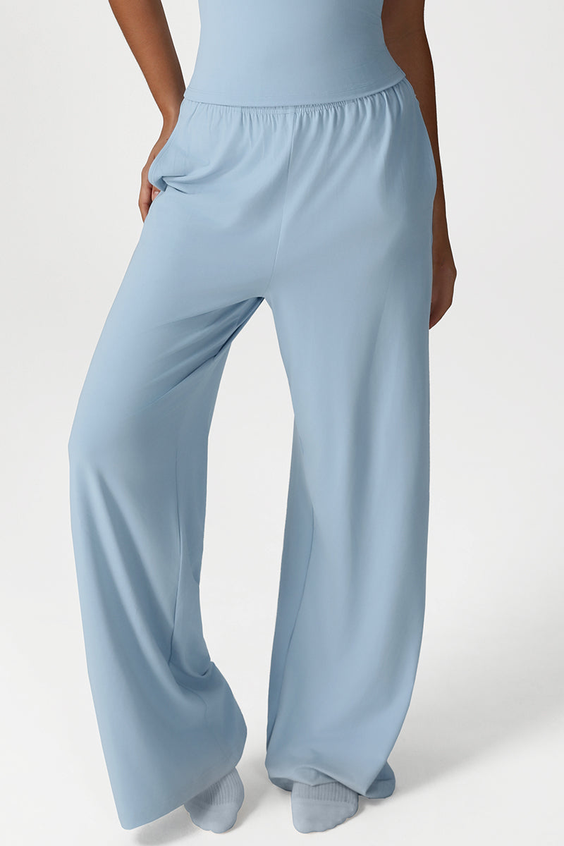 Women High Waist Loose Wide Leg Yoga Pants