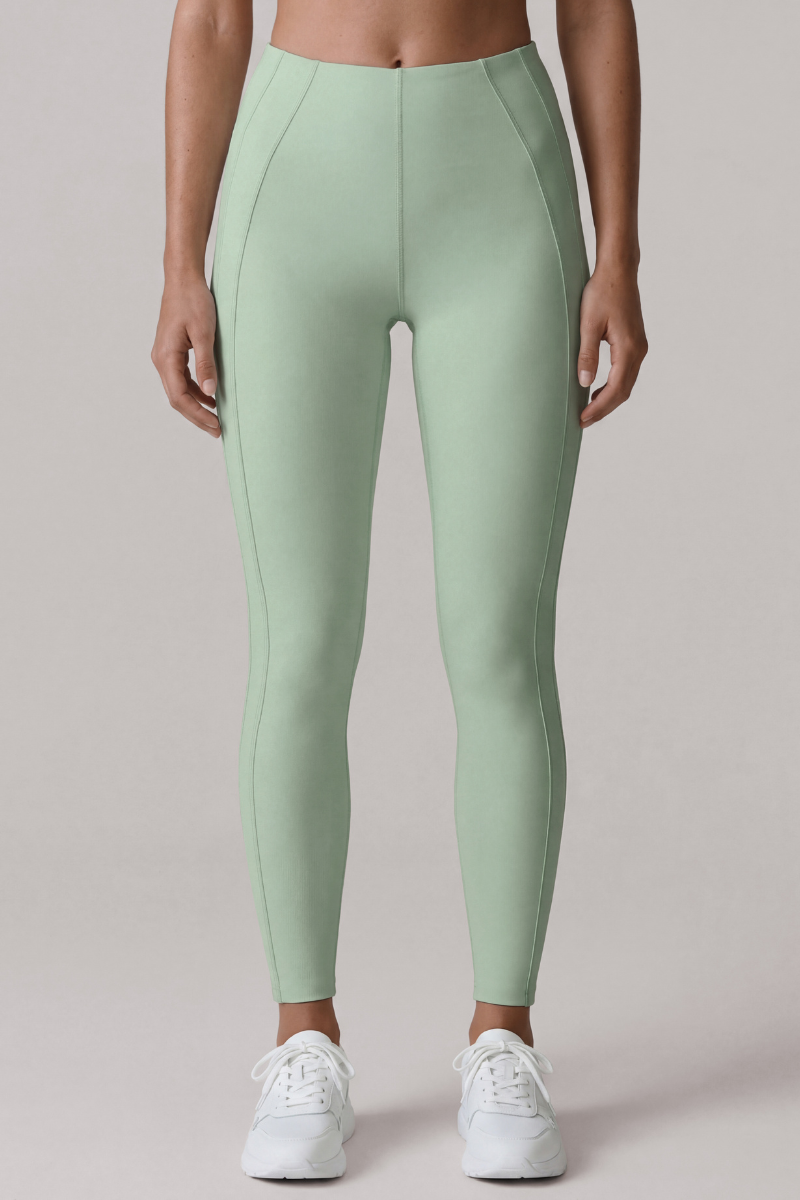 Women's Athletic Corset Seam 3D Peach Butt Yoga Leggings