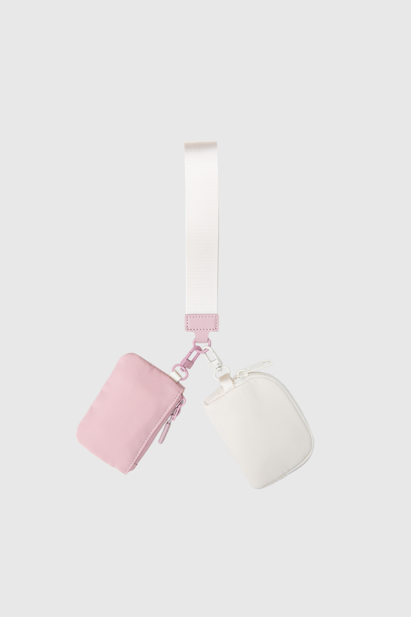 Color Collision Portable Wrist Bag Storage Small Bag