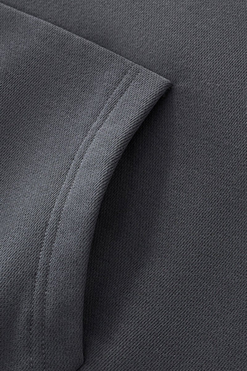 Unisex Streetwear Loose 500G Fleece Hoodie