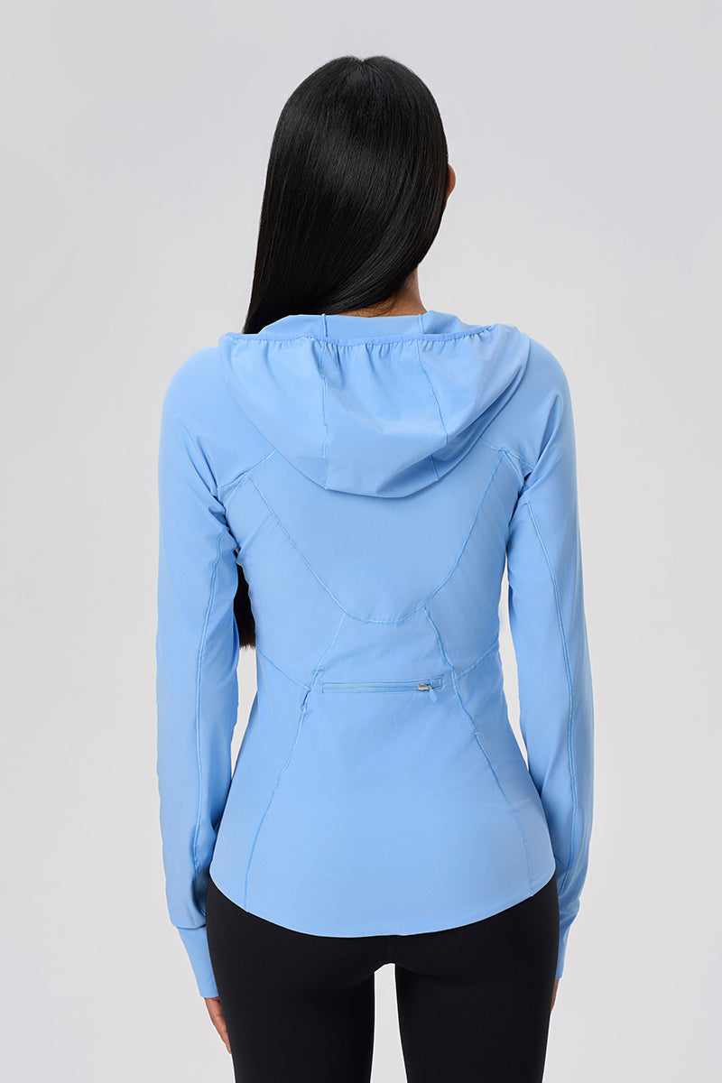 Women Upf50+ Ice-Touch Uv-Blocking Lightweight Outdoor Sunscreen Jacket
