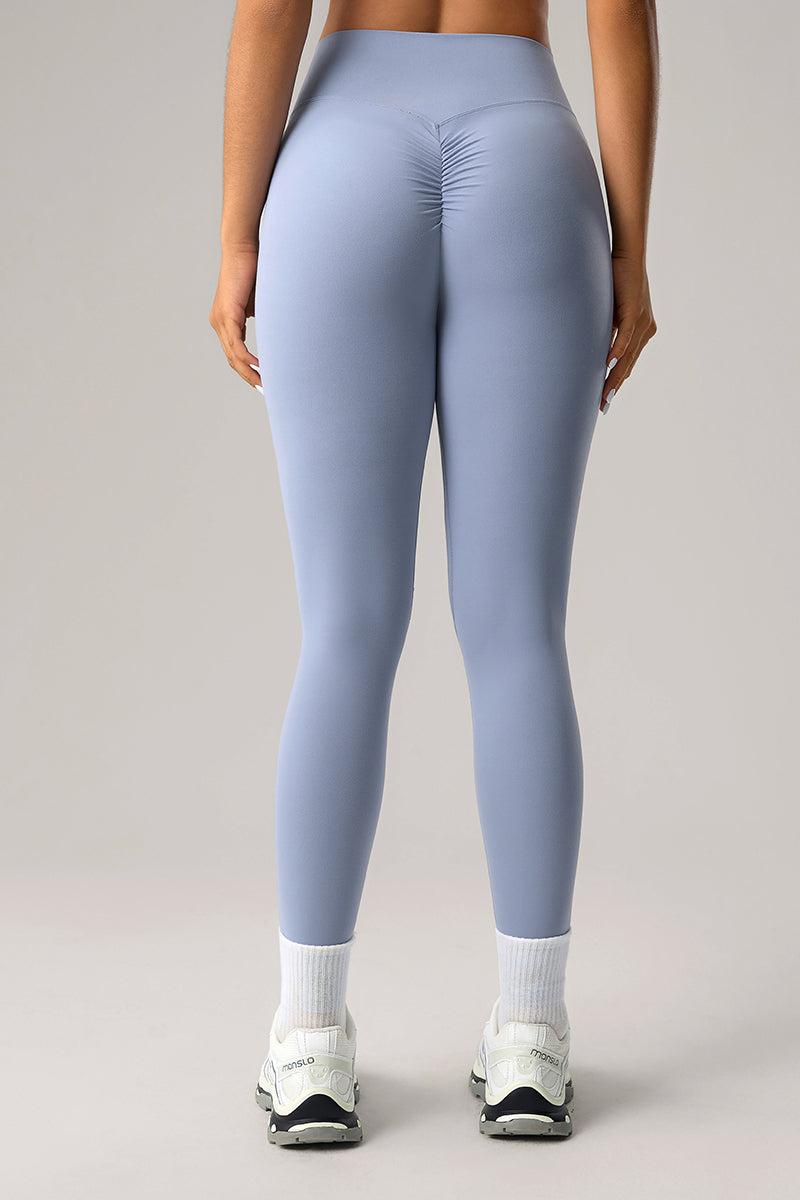 Women High-Waisted Seamless Peach-Butt Sculpting Running Yoga Leggings