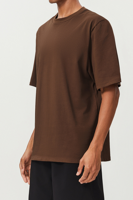 Men's  Summer 100% Cotton Breathable Loose Sports T-Shirt