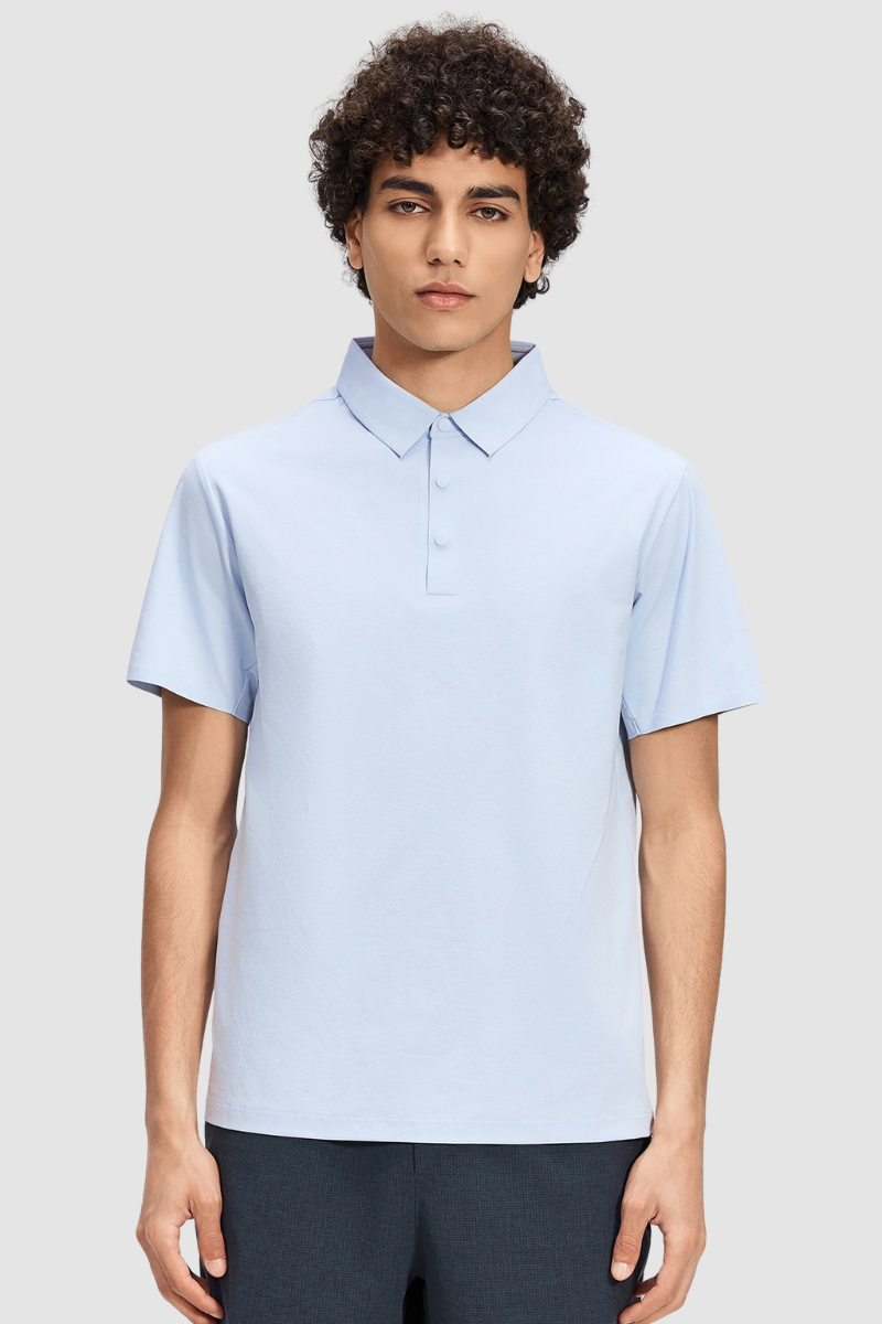 Men's Summer Breathable Polo Short-Sleeved T-shirt