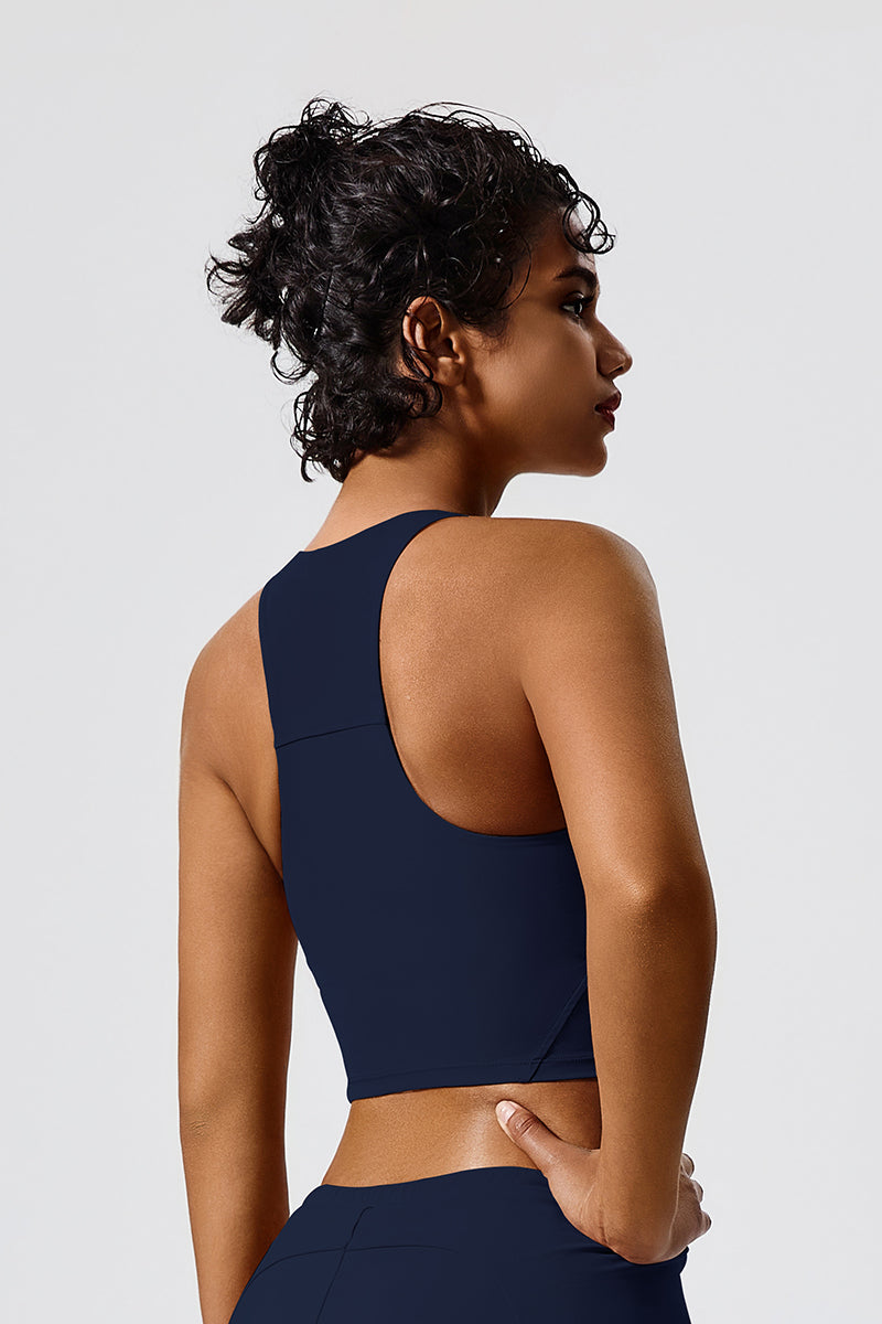 Women Eco-Friendly Renewable Fabrics Tight Fit With Chest Pad Outdoor Golf Fitness Tennis Vests