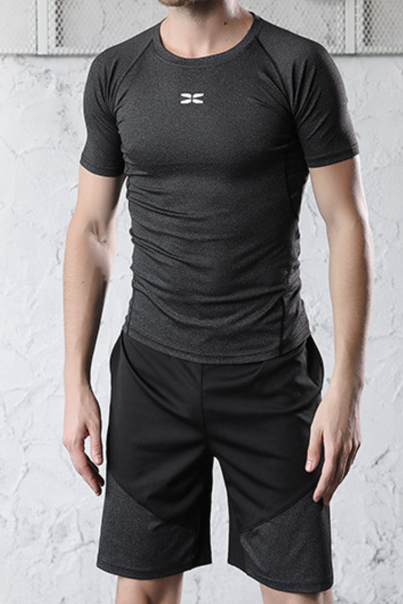 Men's Summer 2-Piece Sports Sets:T-shirt And Shorts