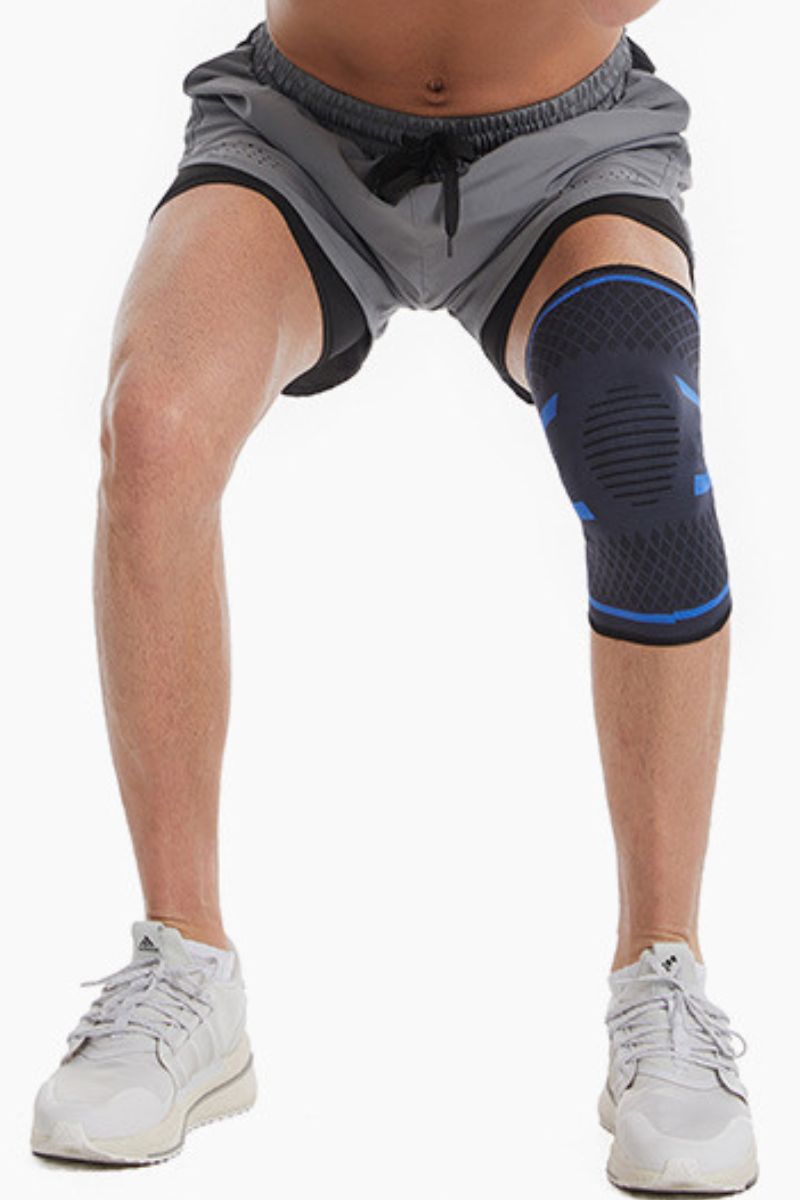 Silicone Breathable Anti Slip Elastic Sports Knee Brace