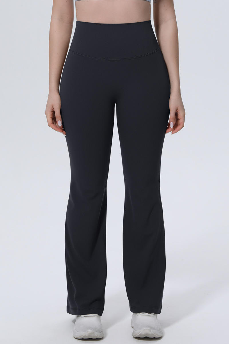 Women's Athletic High Waist And Hip Tight Yoga Flared Pants