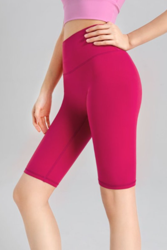 Women's High Waist Booty Seam Yoga Capri Leggings