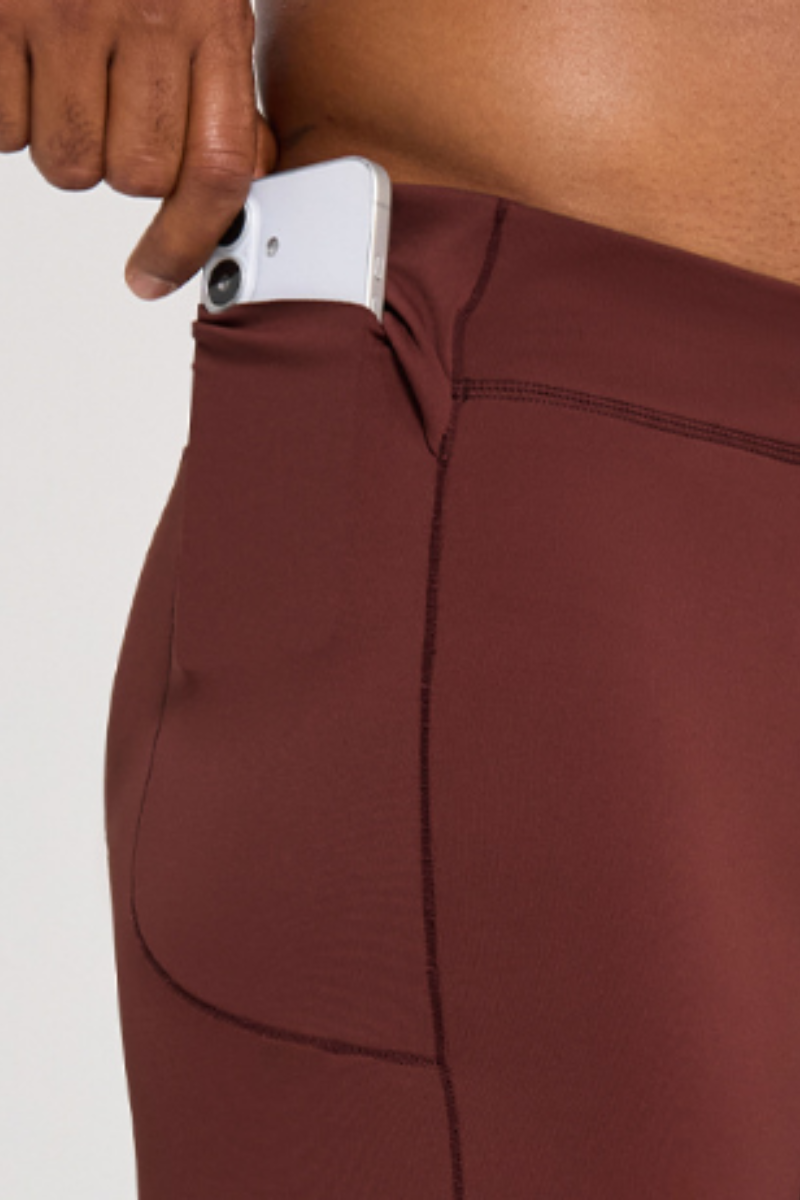 Men's Sports Sculpting Solid Side Pocket 5-inch Shorts