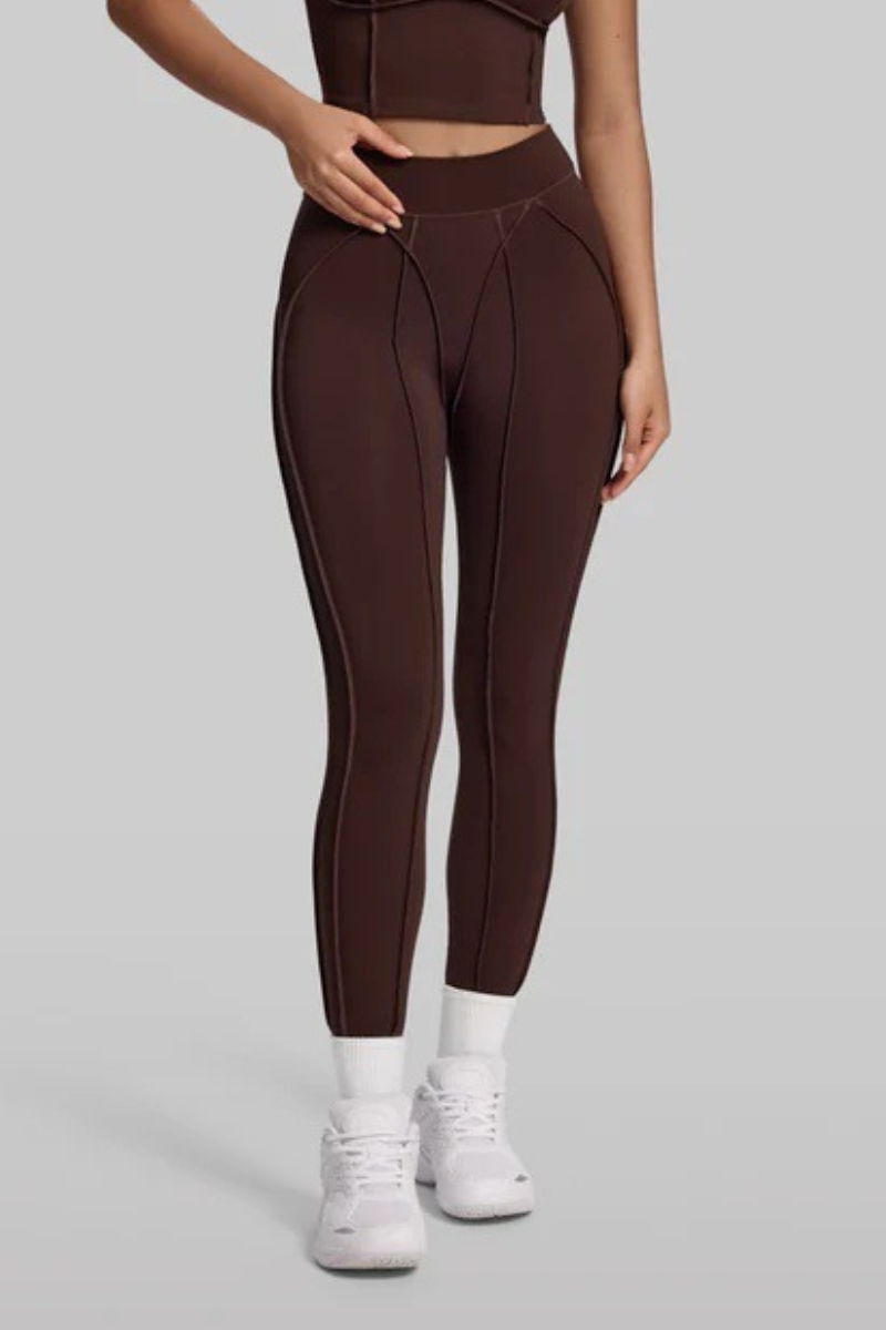 Women's High-Waisted Seam Detail  Naked Feel Yoga Leggings