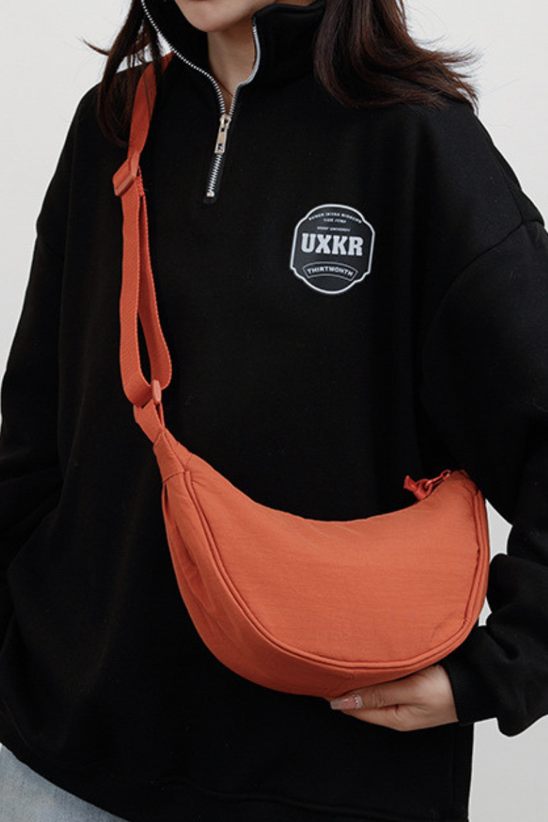 Women's Nylon Lightweight Crossbody Dumpling Bag