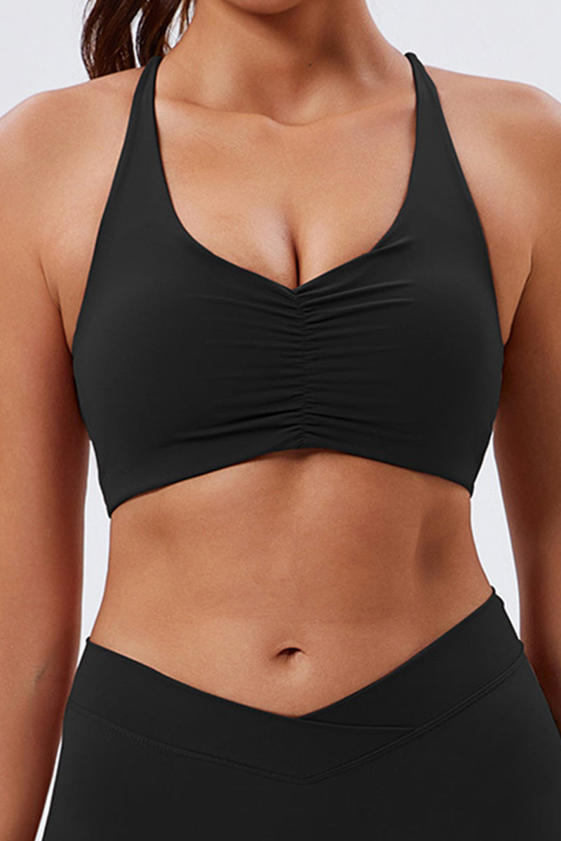 Women Eco-Friendly Recycled Professional Fabrics Tight Fit Outdoor Sports Fitness Yoga Bra