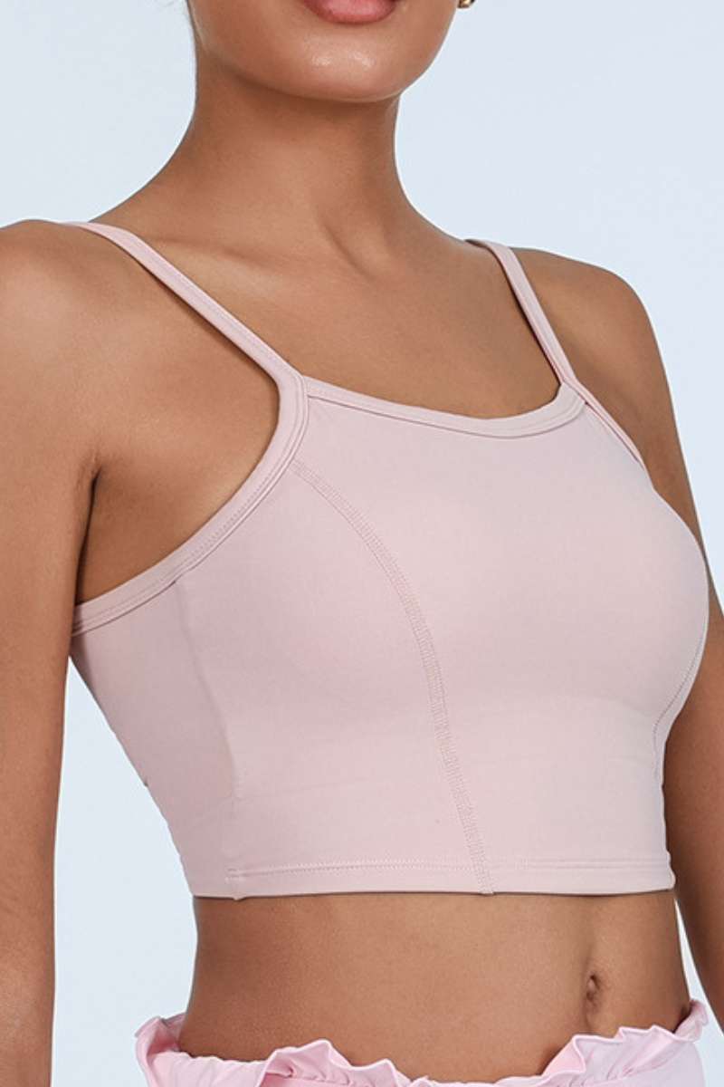 Women's Crisscross Back Strappy Thin Strap Sports Tank Top