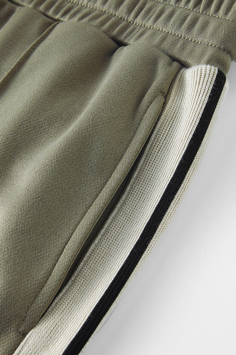 Sports Pants with Side Stripes - Elastic Joggers for Training & Casual