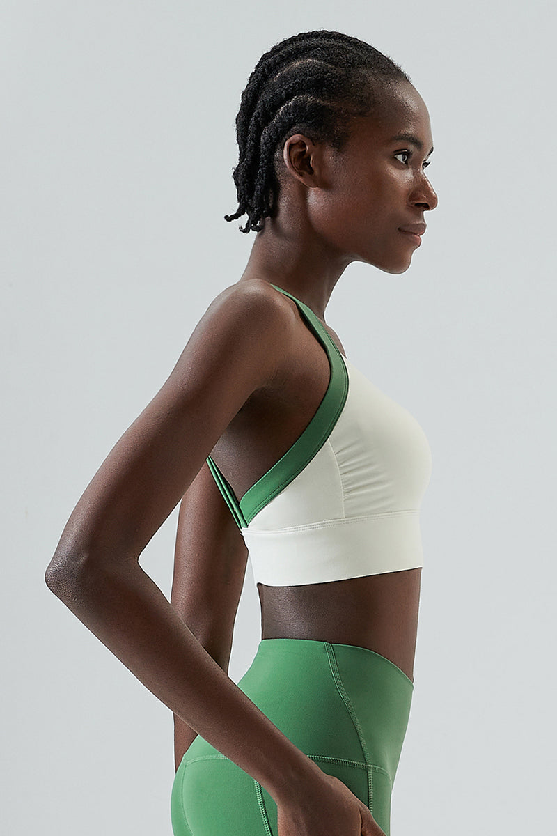 Full coverage with wide straps Sports bra