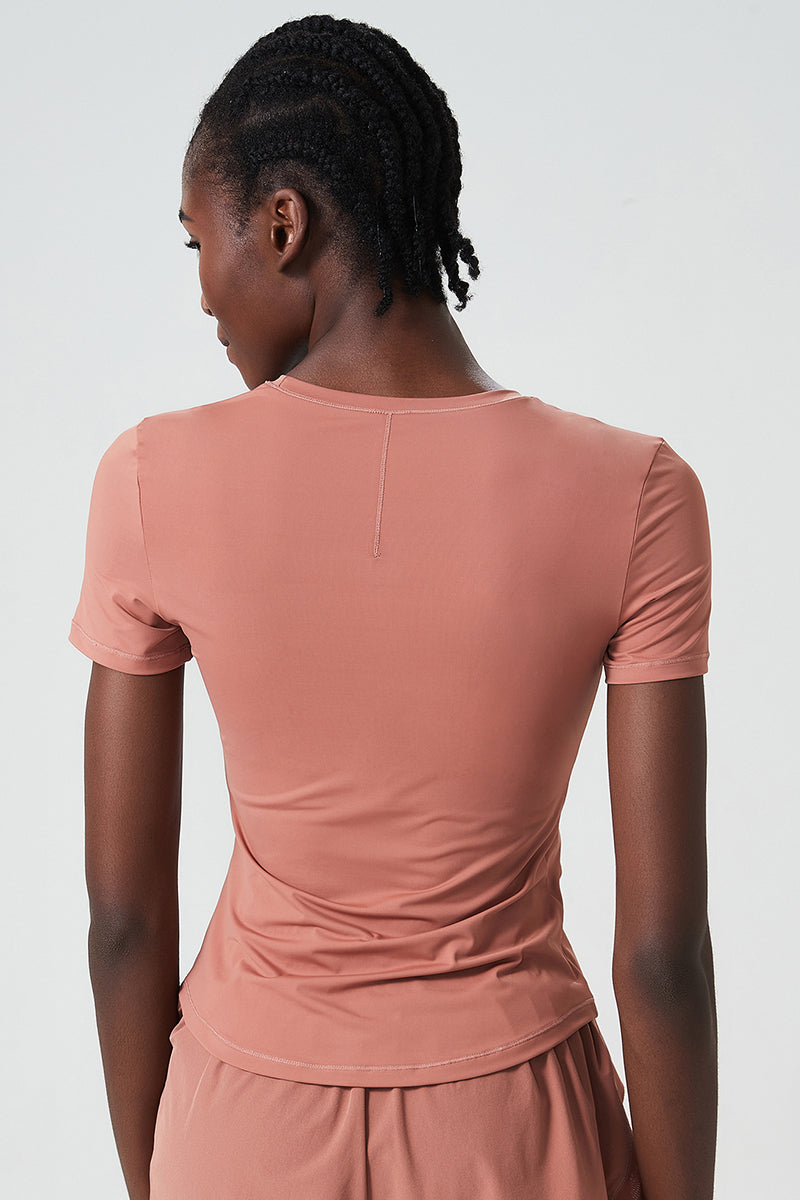 Slim-fit quick-drying fitness T-shirt
