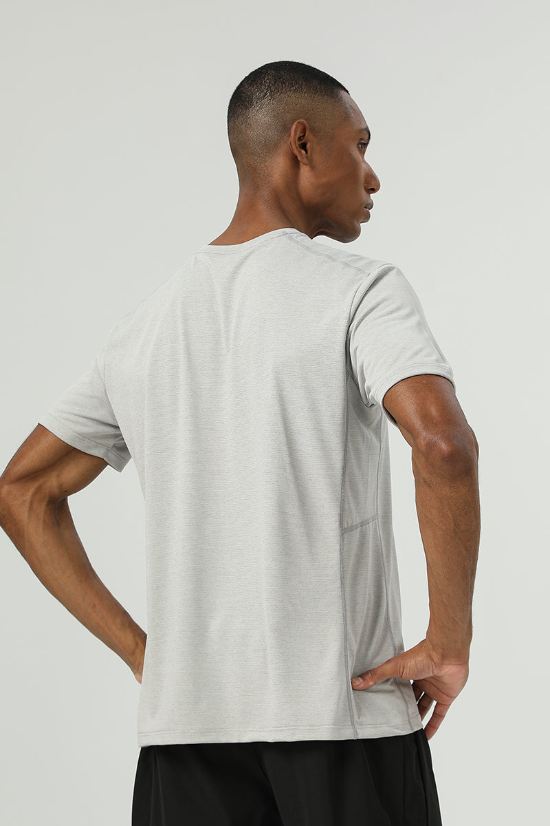 Men Custom Breathable Quick-Dry Round Neck Lightweight Outdoor Cycling Sports Short Sleeve T-Shirt
