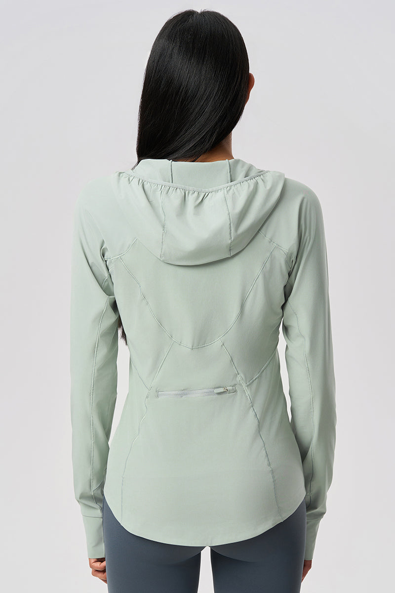 Women Upf50+ Ice-Touch Uv-Blocking Lightweight Outdoor Sunscreen Jacket
