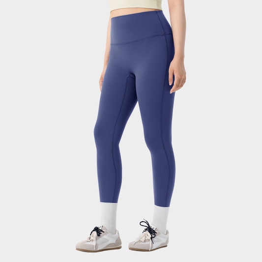Plus Size Women's Naked Feel High-Waisted Sports Leggings