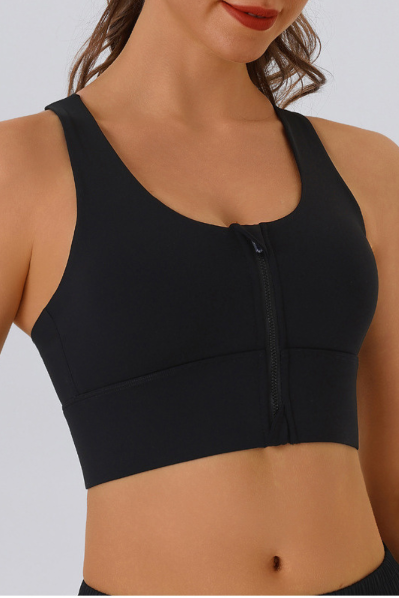 High-Impact Racerback Running Sports Bra