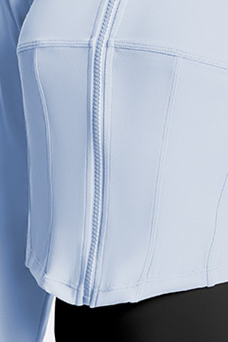 Women Contoured Zip Fitness Top