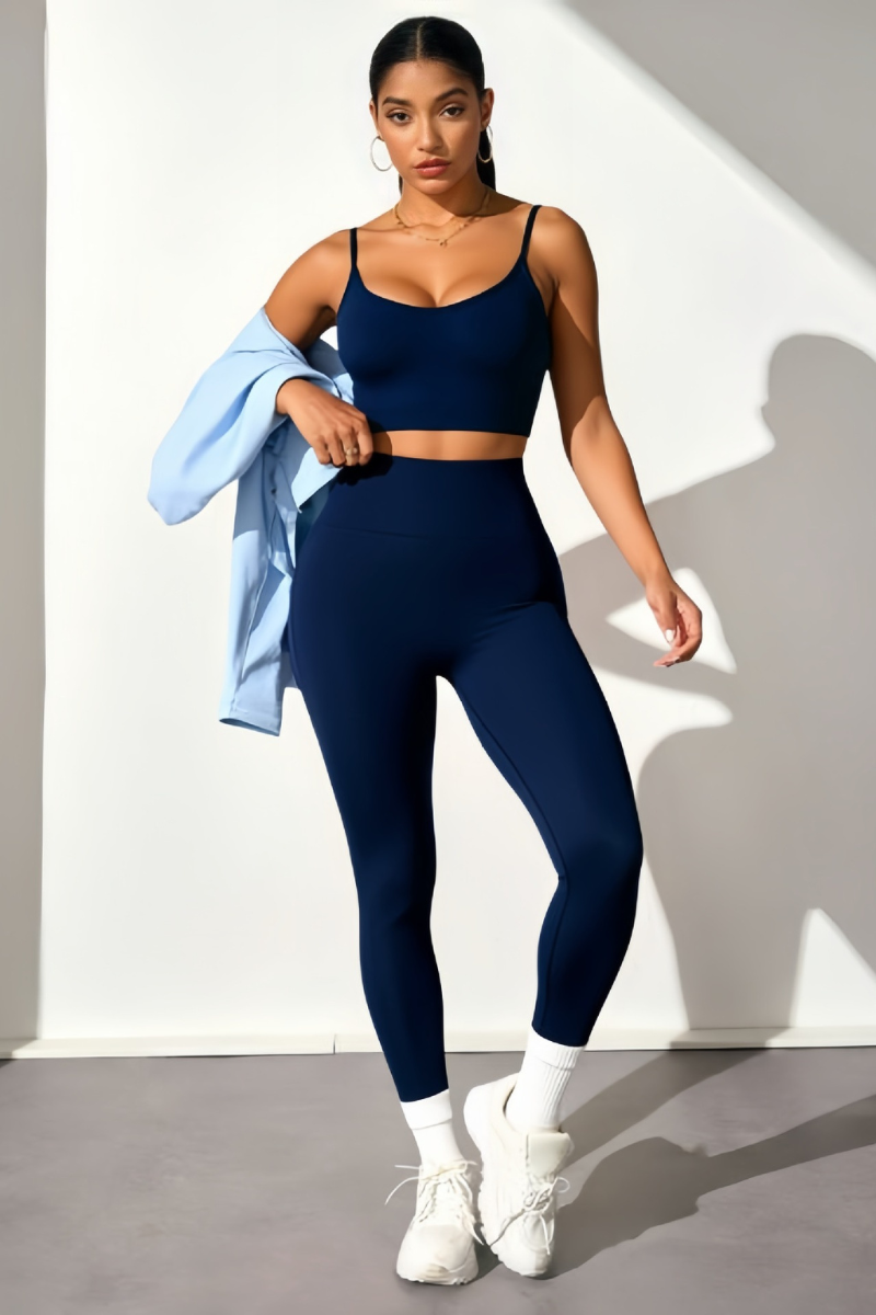 Women's 3-piece Sets:Off The Shoulder Top& Bra & Leggings
