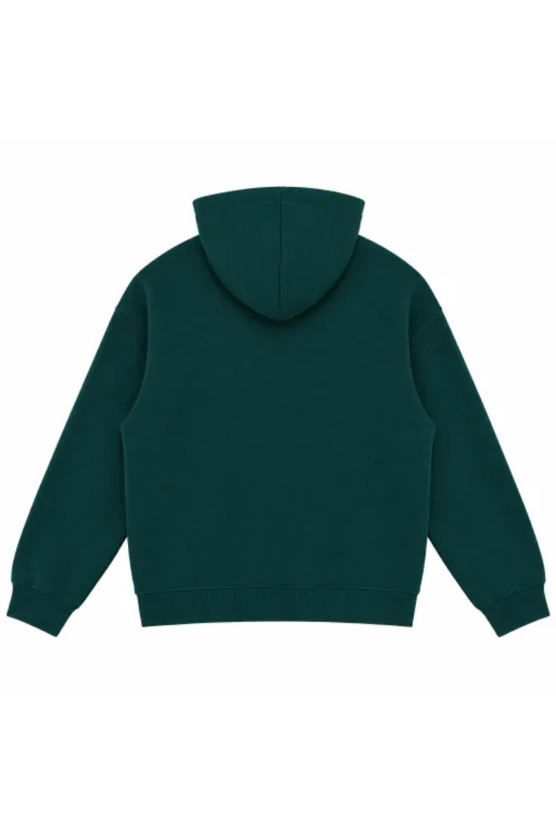 Unisex Fall 350G  Fleece Zip Up Relaxed  Solid Jacket