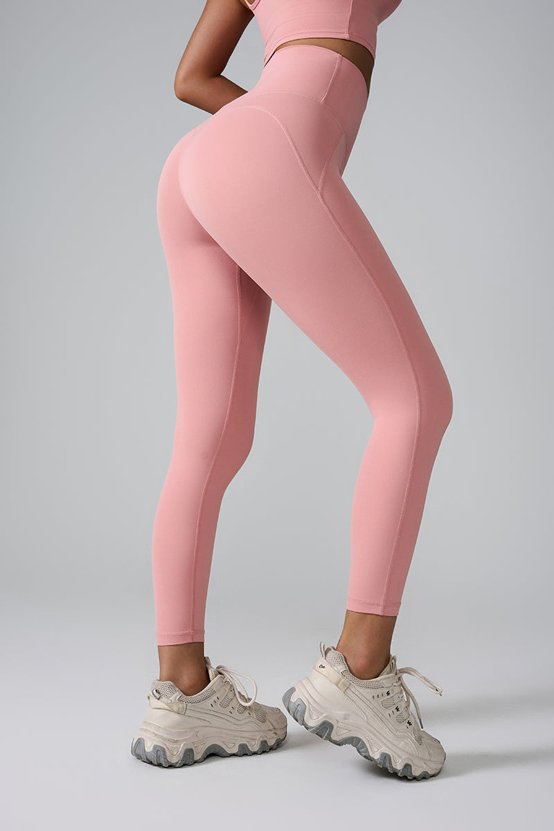Women'S High-Waisted Hip Lift Seamless All-In-One Yoga Leggings