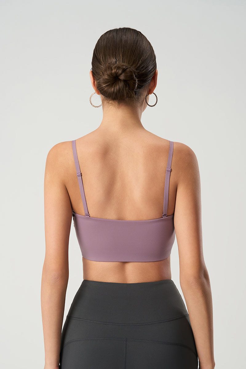Women Adjustable Straps Naked-Feel Skin-Friendly Yoga & Fitness Sports Bra