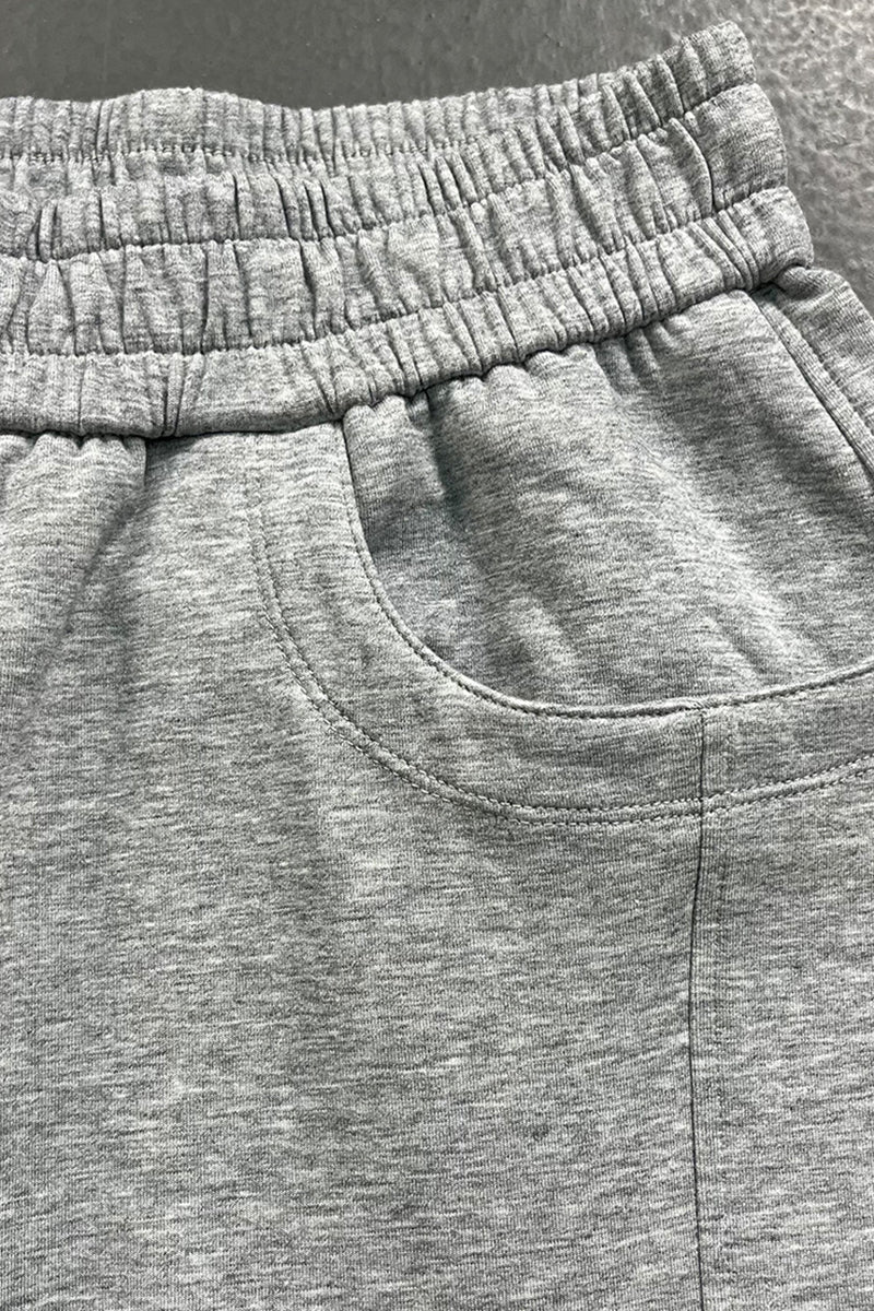 Unisex Loose Straight Leg Retro Street Pants: Mamba Cotton Blend Air Layer Design