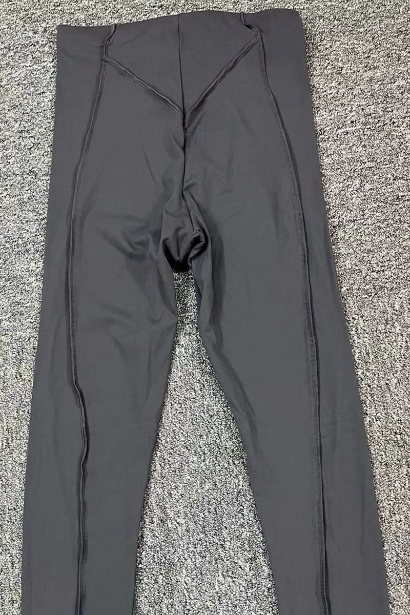 Women Patchwork Linear Stereoscopic Skinny Beauty Out Running Fitness Exercise Yoga Pants