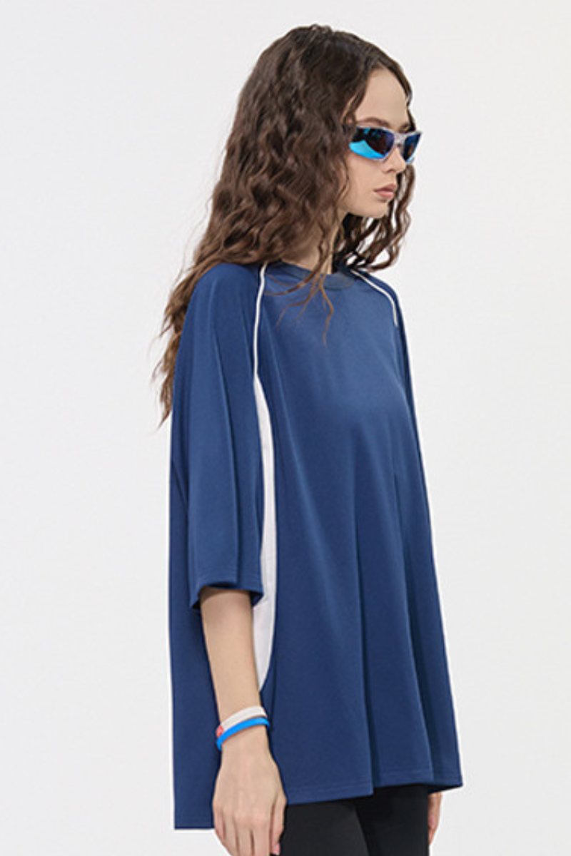 Women's 150g Quick Dry Oversized Multicolor T-Shirt