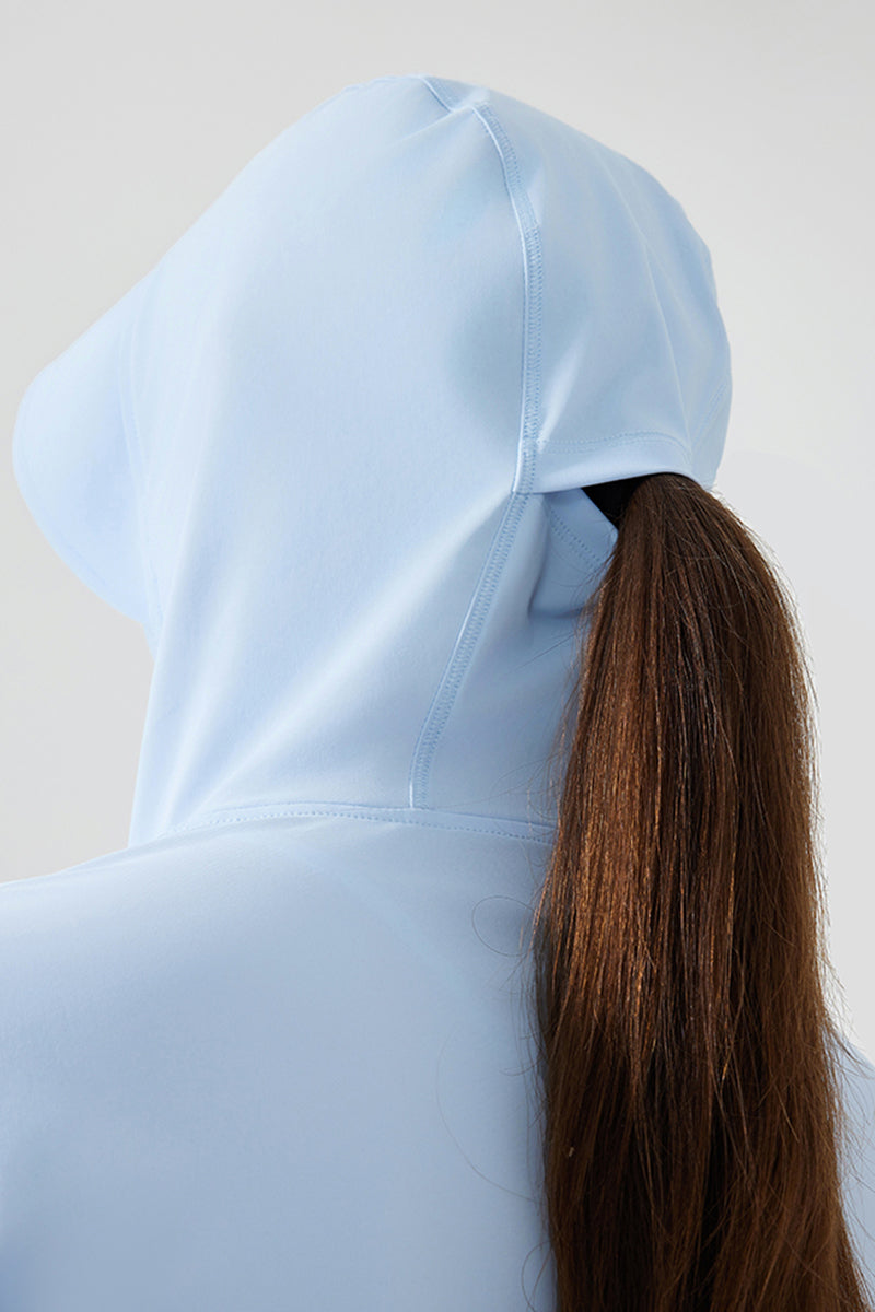 Women Hooded Face-Covering Uv Protection Cooling Quick-Dry Breathable Outdoor Sunscreen Jacket