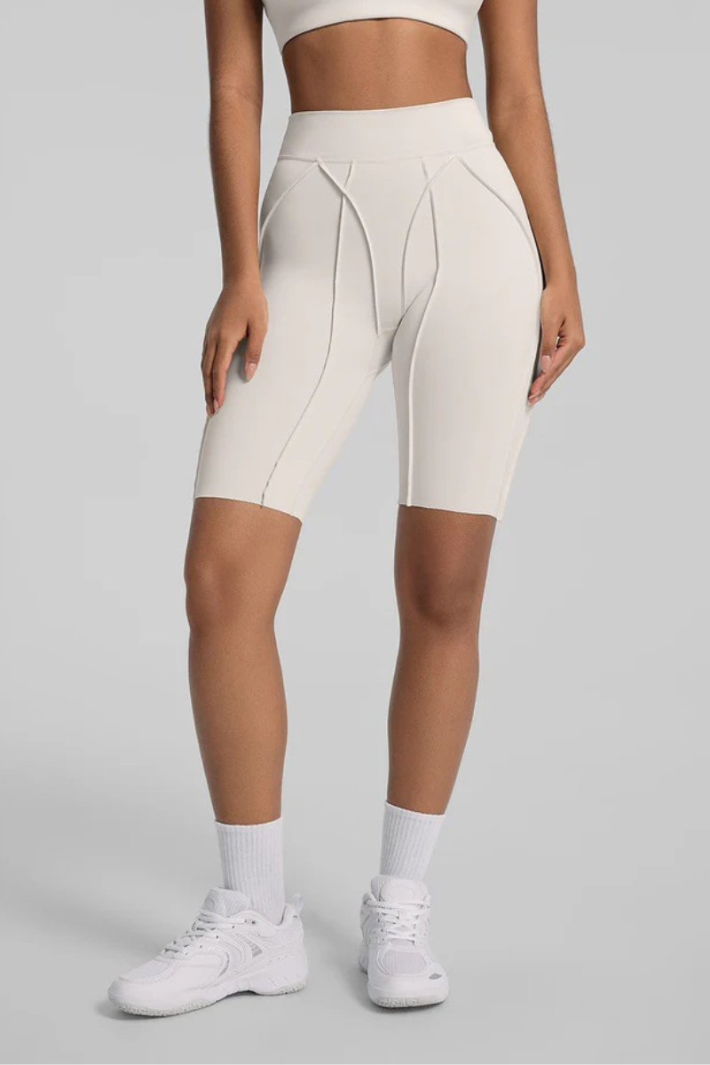 Women's High-Waisted Seam Detail  Naked Feel Yoga Shorts