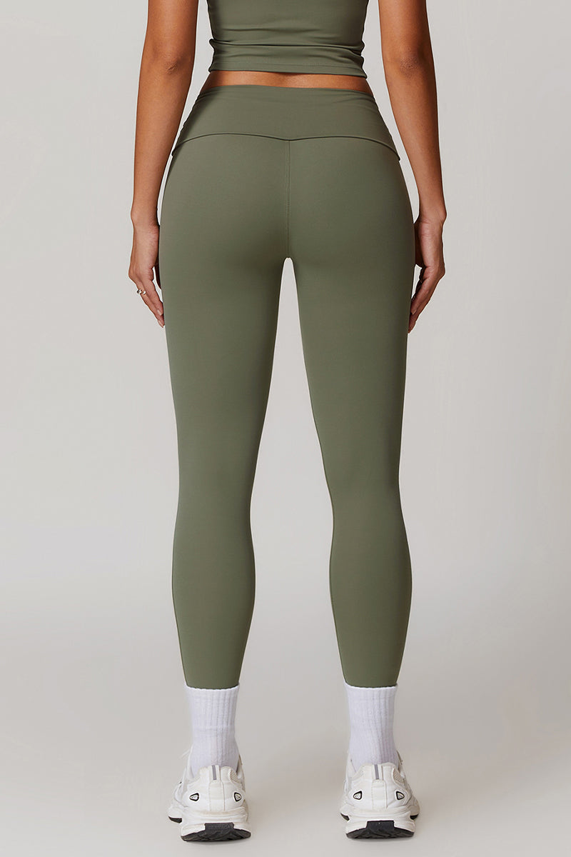 Women Fold Over Yoga Spors Leggings