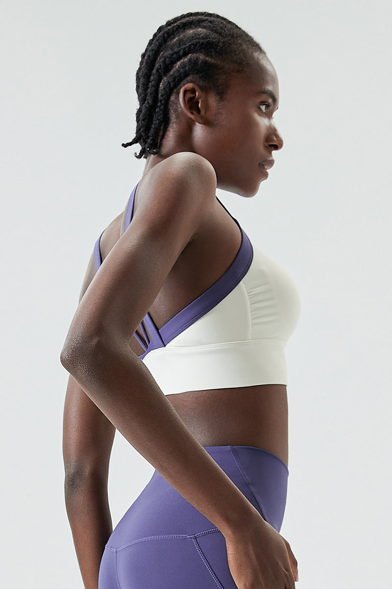 Full coverage with wide straps Sports bra