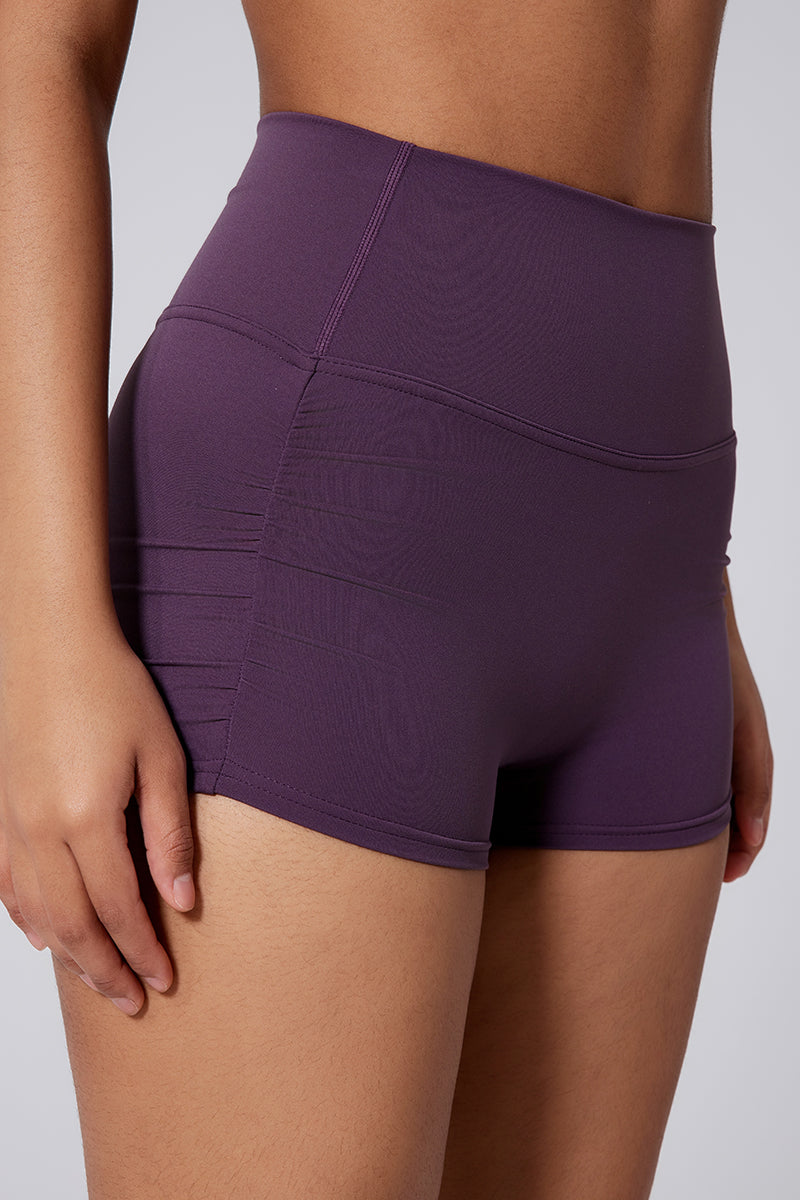 Women V-Waist High-Waist Butt-Lifting Quick-Dry Yoga Workout Shorts