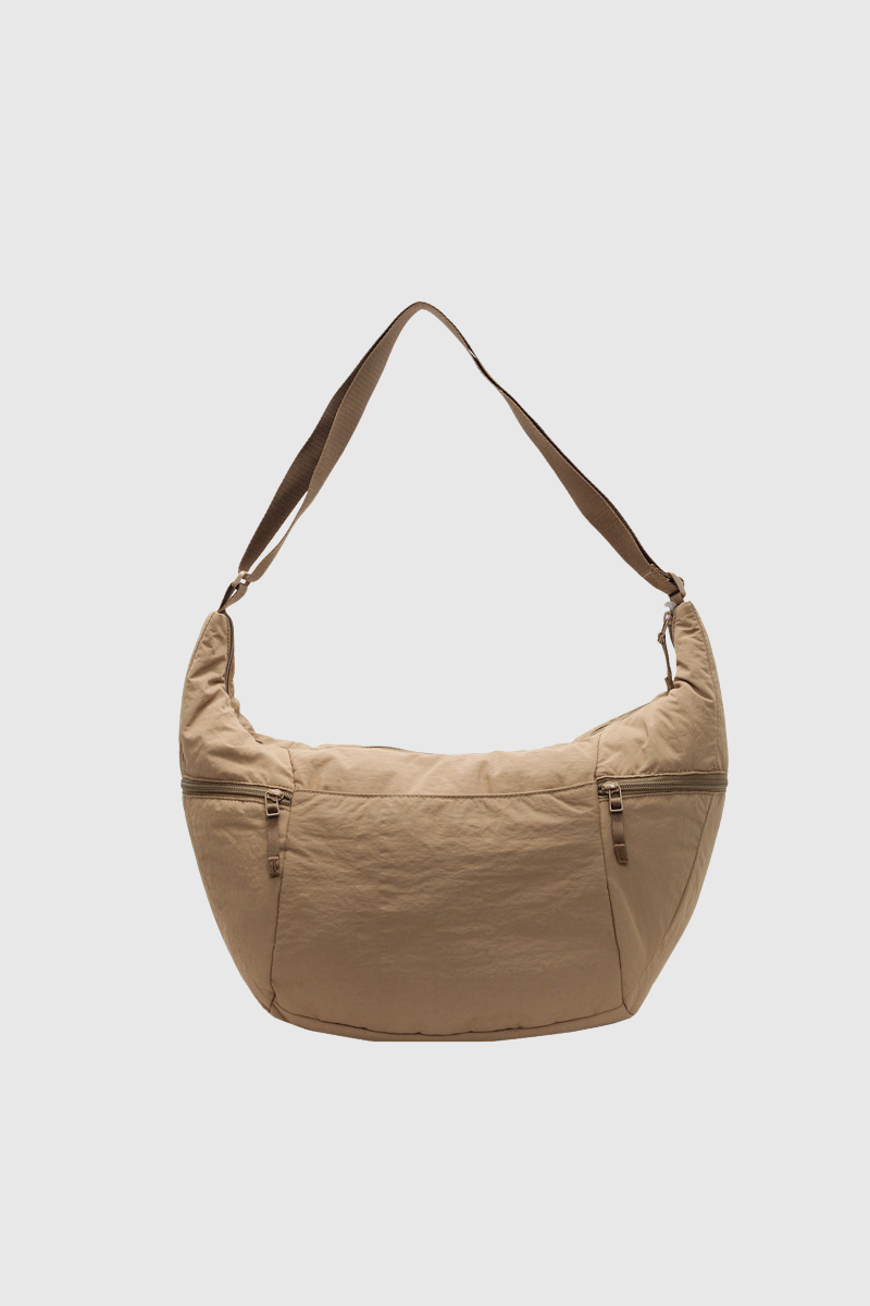 Fashionable Nylon Dumpling-Shaped Sports Crossbody Bag