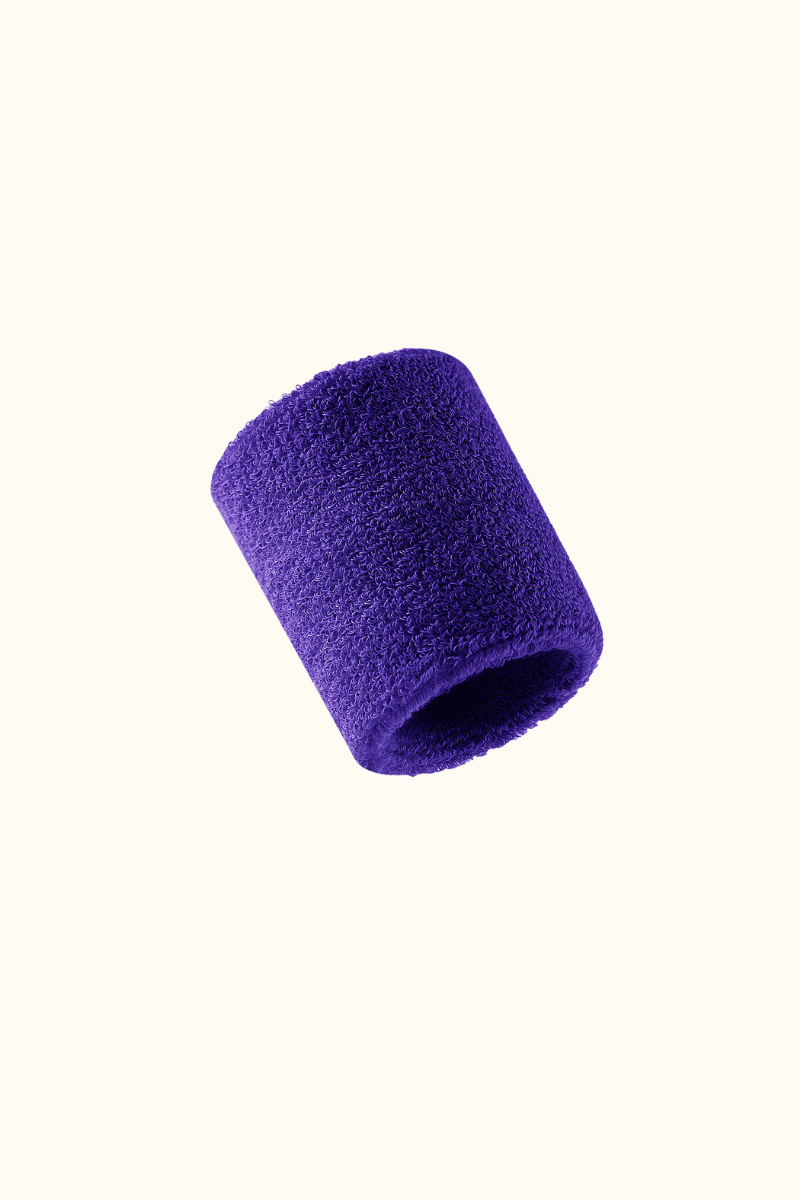 Sports Stretch Terry Cloth Solid Tennis Absorbent Wristbands