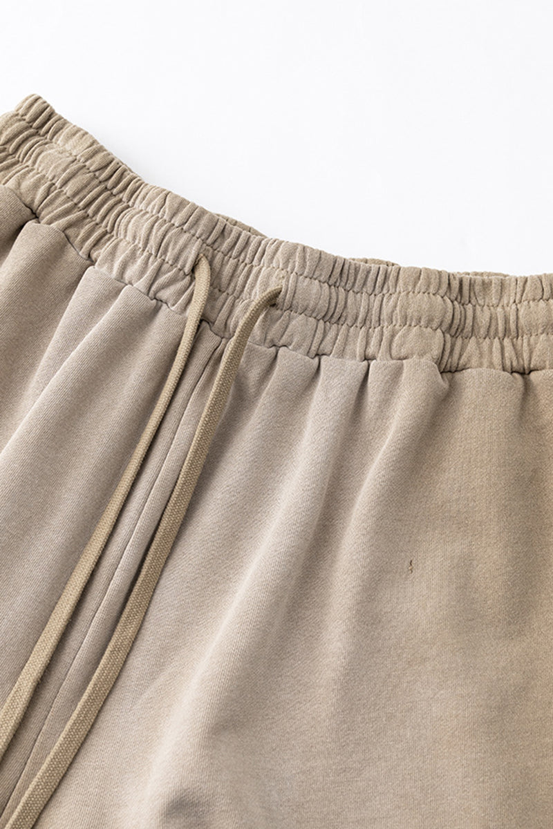 Distressed Athletic Shorts - Unisex Loose Fit Ripped Casual Shorts