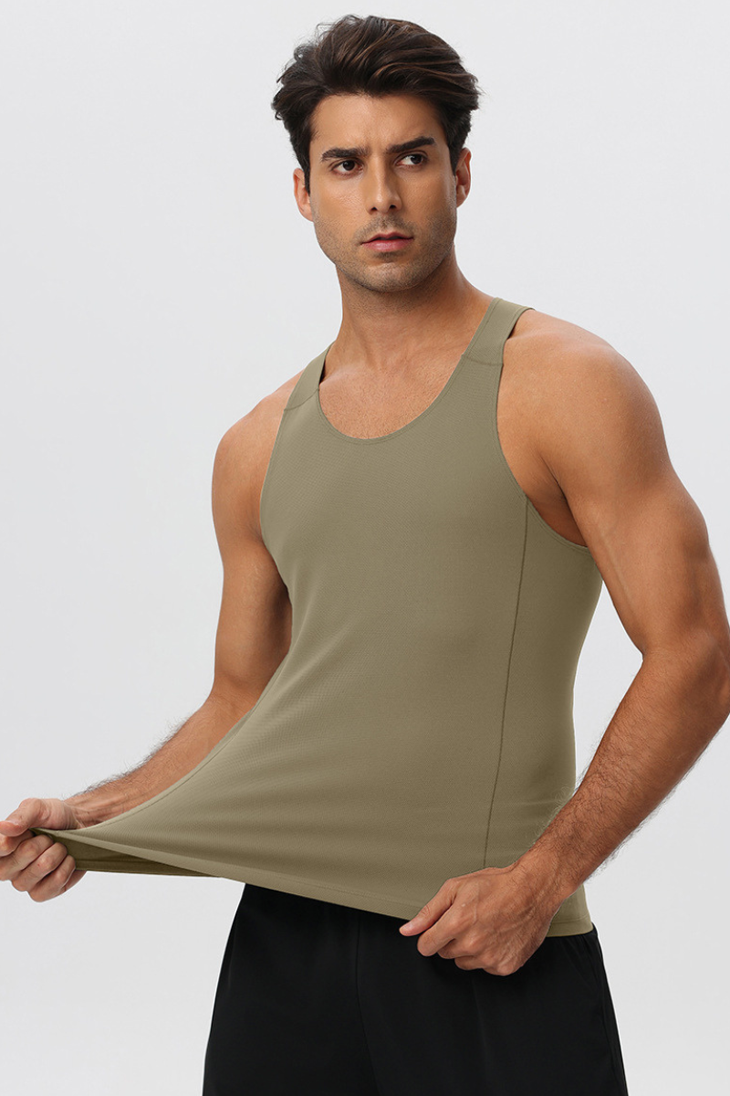 Men's Mesh Breathable High Stretch Quick Dry Tank Top