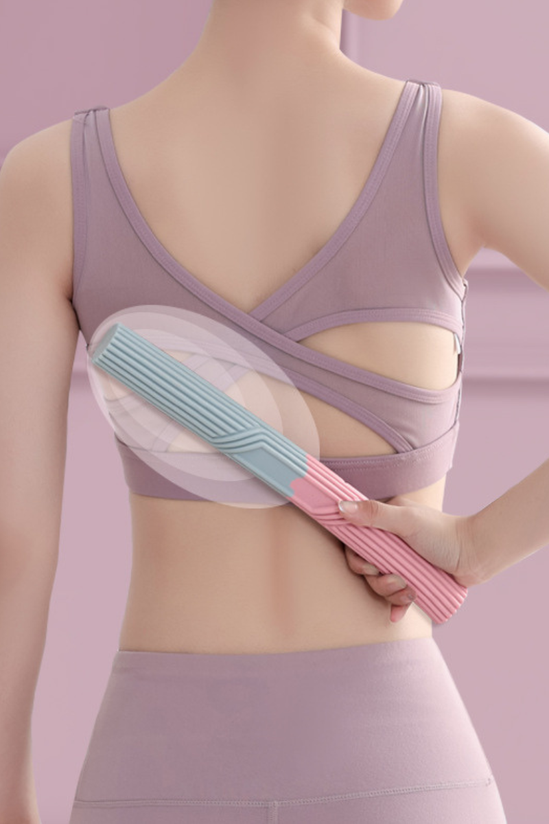Torque Massage Stick And Pull StrapTwo-Piece Set